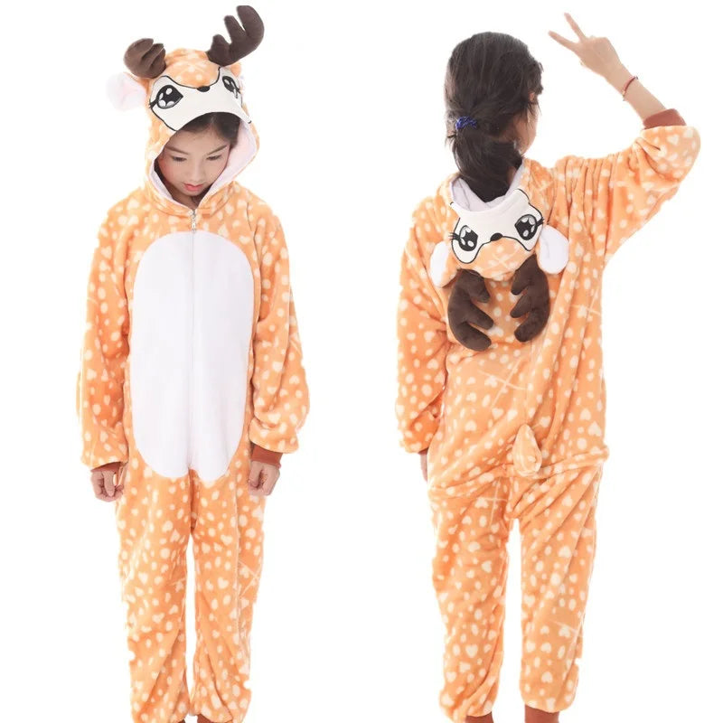 New Animal Wolf Kigurumi Pajamas For Children