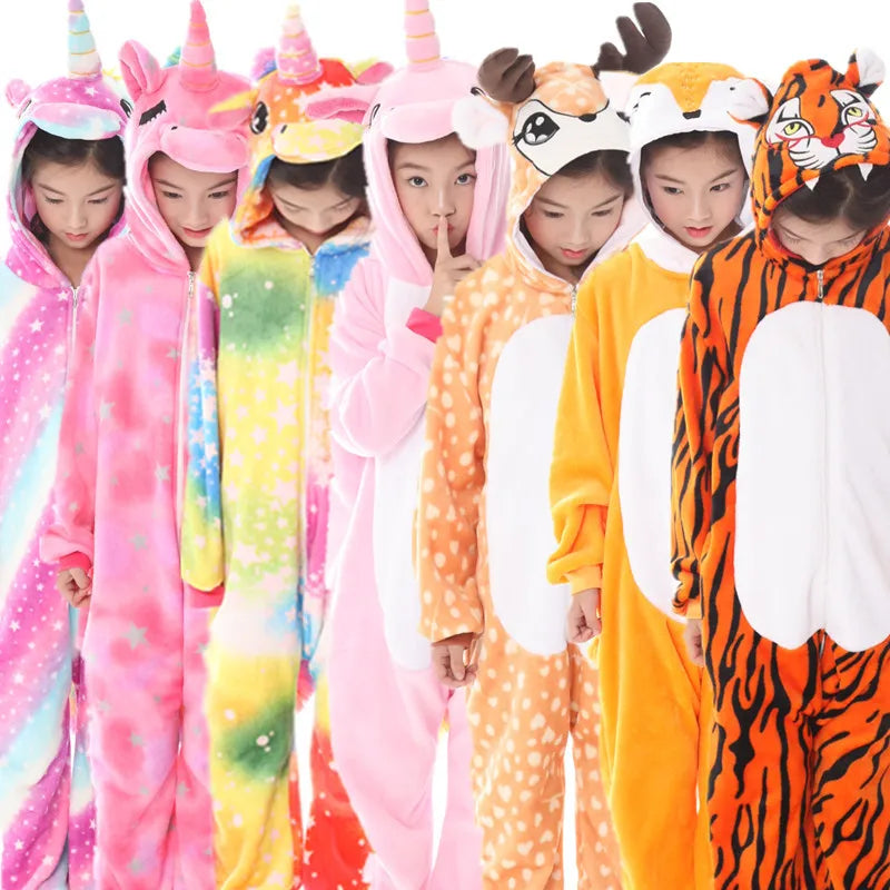 New Animal Wolf Kigurumi Pajamas For Children