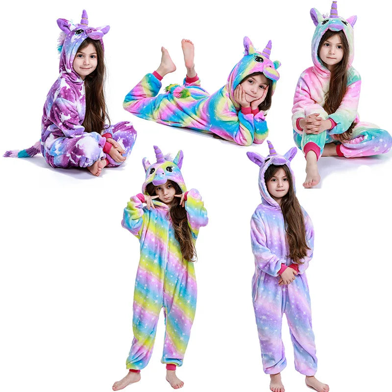 New Animal Wolf Kigurumi Pajamas For Children