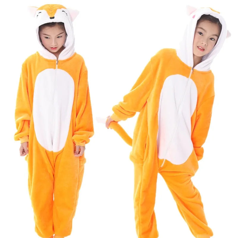 New Animal Wolf Kigurumi Pajamas For Children