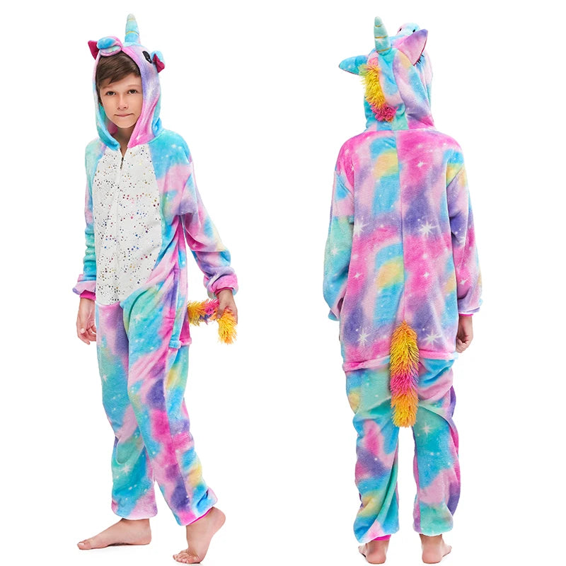 New Animal Wolf Kigurumi Pajamas For Children