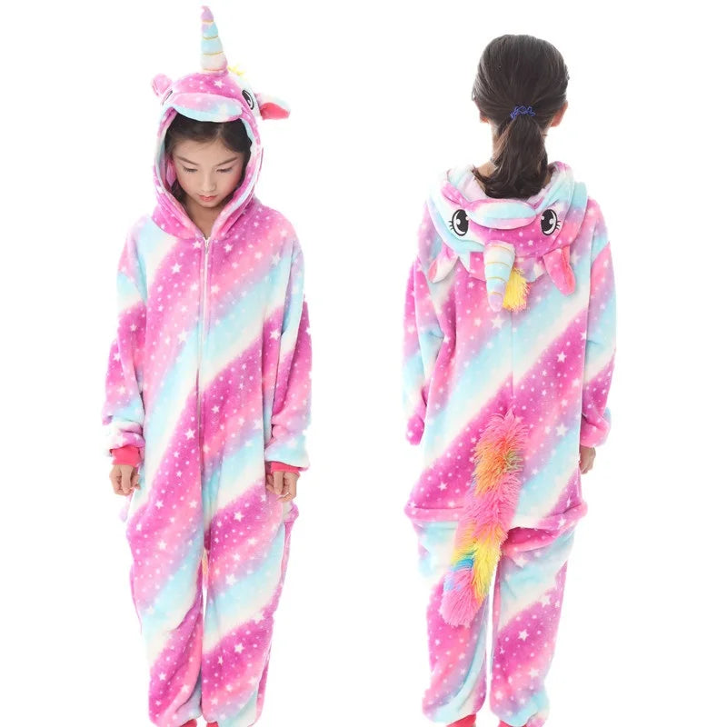 New Animal Wolf Kigurumi Pajamas For Children