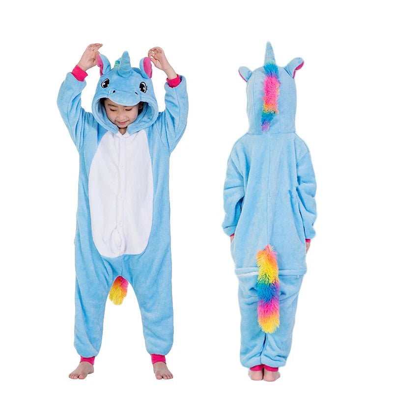 New Animal Wolf Kigurumi Pajamas For Children