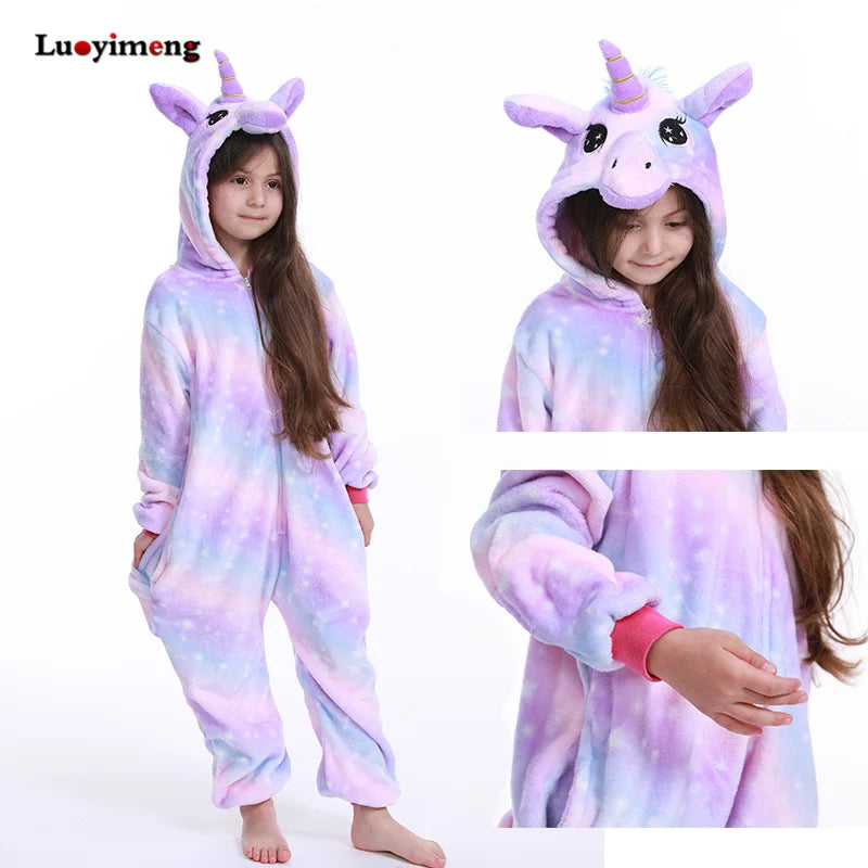 New Animal Wolf Kigurumi Pajamas For Children