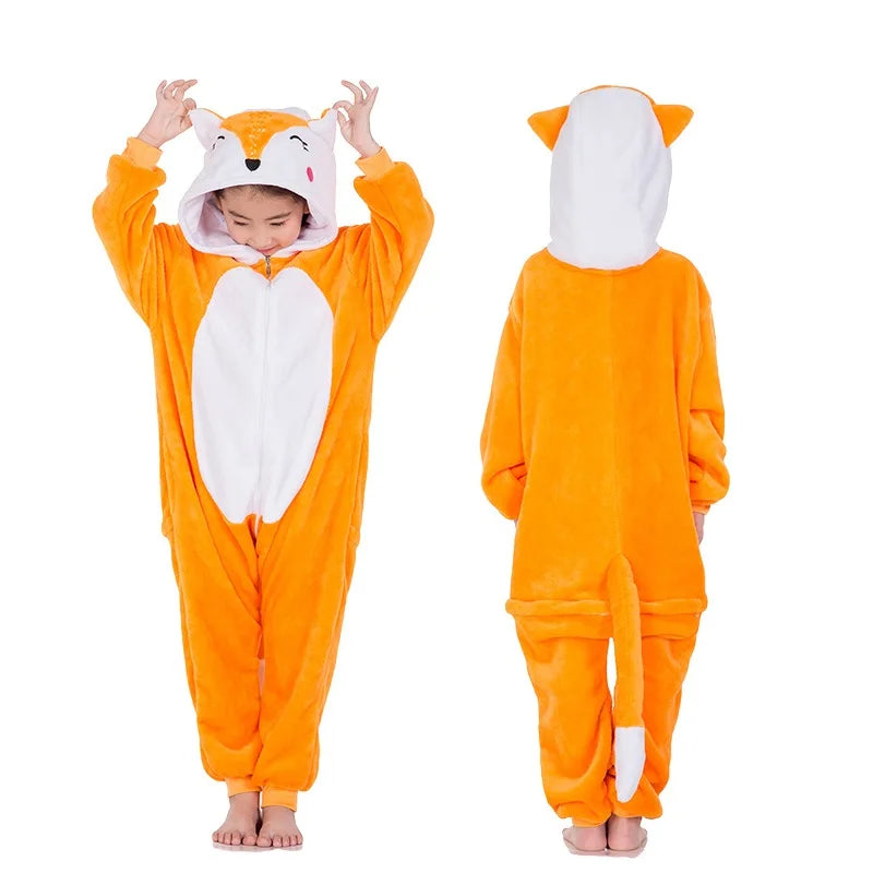 New Animal Wolf Kigurumi Pajamas For Children