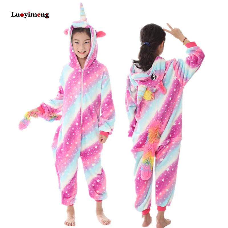 New Animal Wolf Kigurumi Pajamas For Children