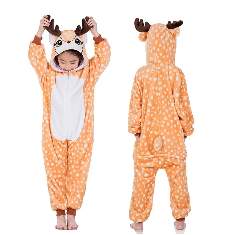 New Animal Wolf Kigurumi Pajamas For Children