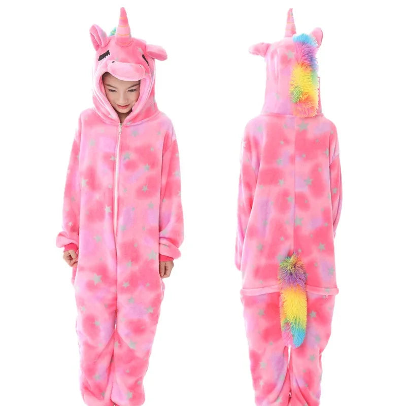 New Animal Wolf Kigurumi Pajamas For Children