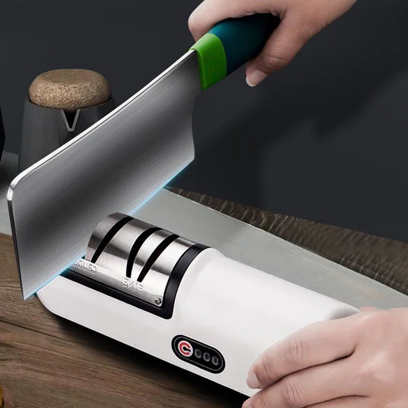 Kitchen Electric Knife Sharpener Multifunctional Automatic