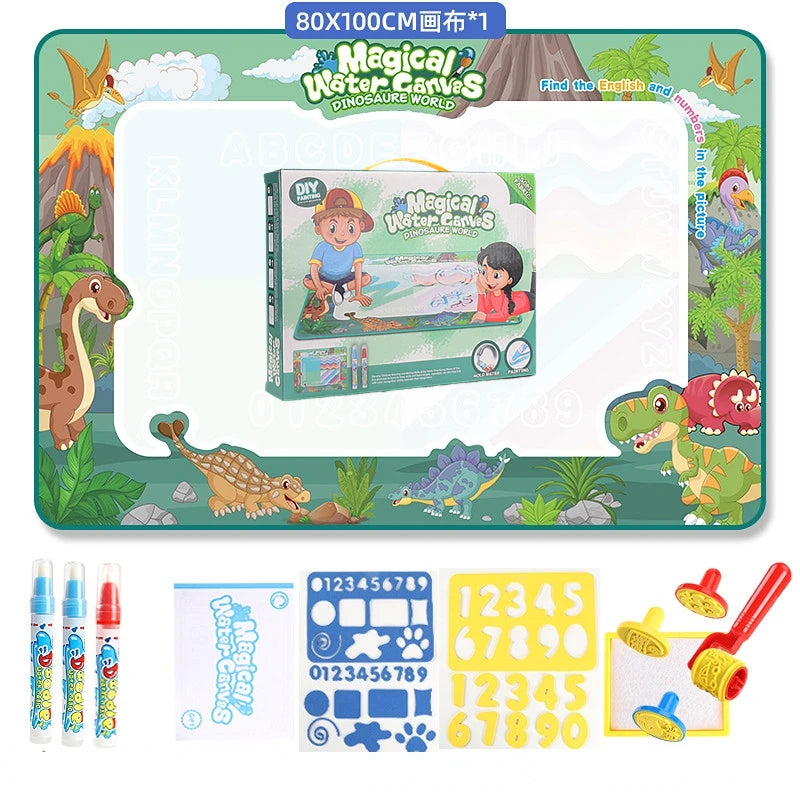 Magic Water Drawing Mat Coloring Doodle With Reusable