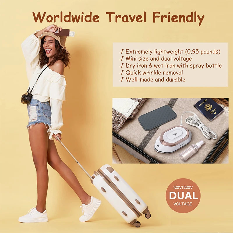 Tiny Portable Travel Iron