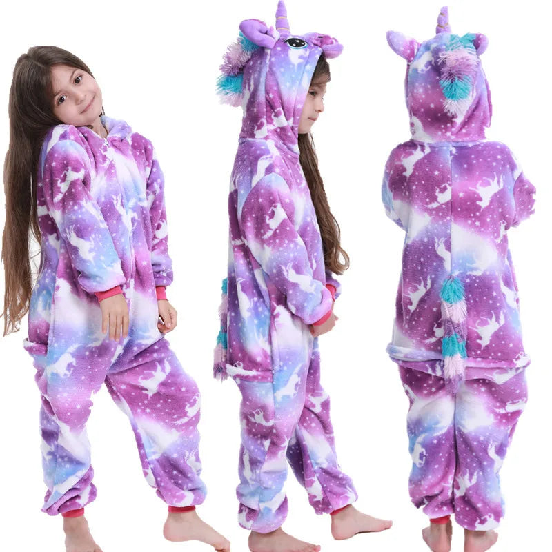 New Animal Wolf Kigurumi Pajamas For Children