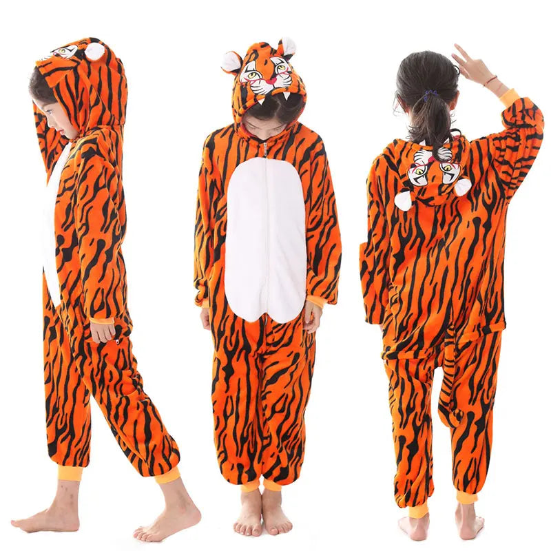 New Animal Wolf Kigurumi Pajamas For Children