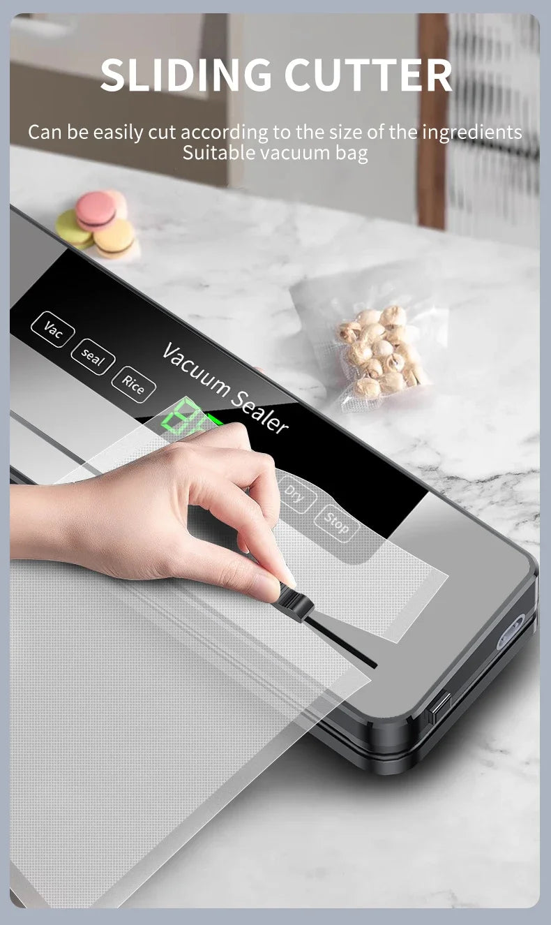 Electric Vacuum Sealer Dry/Wet Food