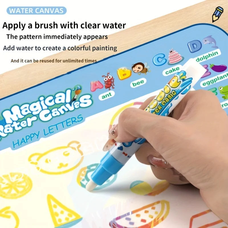 Magic Water Drawing Mat Coloring Doodle With Reusable