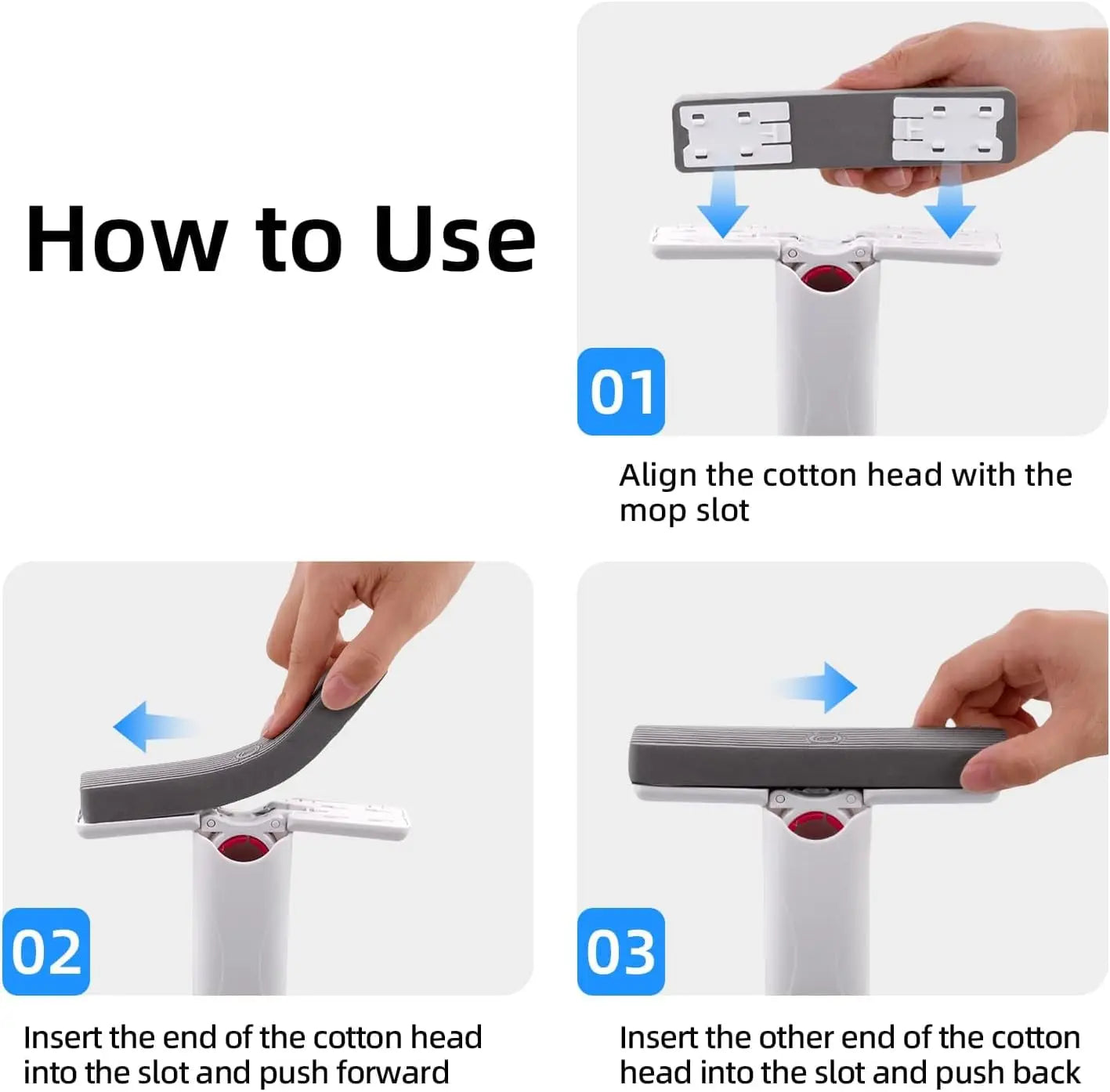 Powerful Squeeze Mini Mop Folding