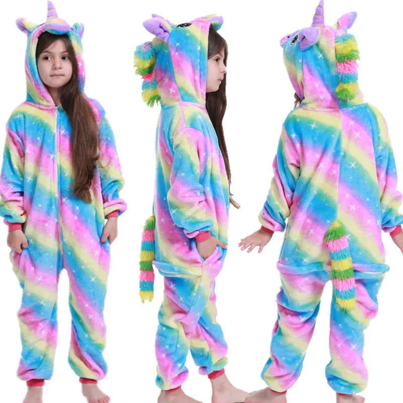 New Animal Wolf Kigurumi Pajamas For Children