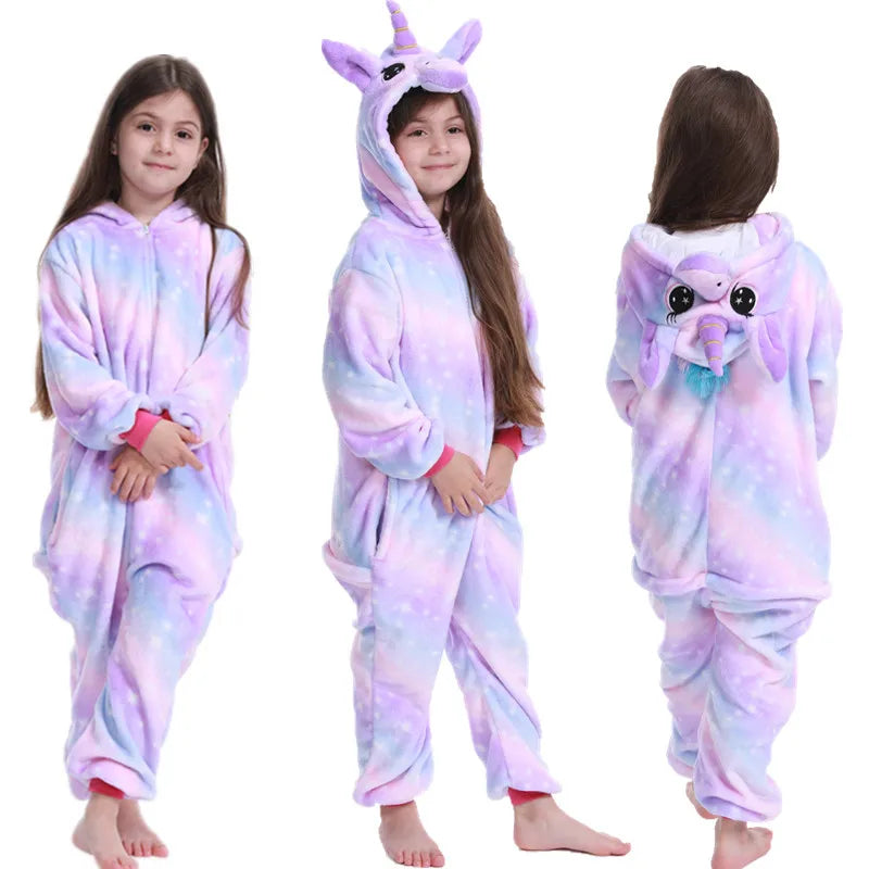 New Animal Wolf Kigurumi Pajamas For Children