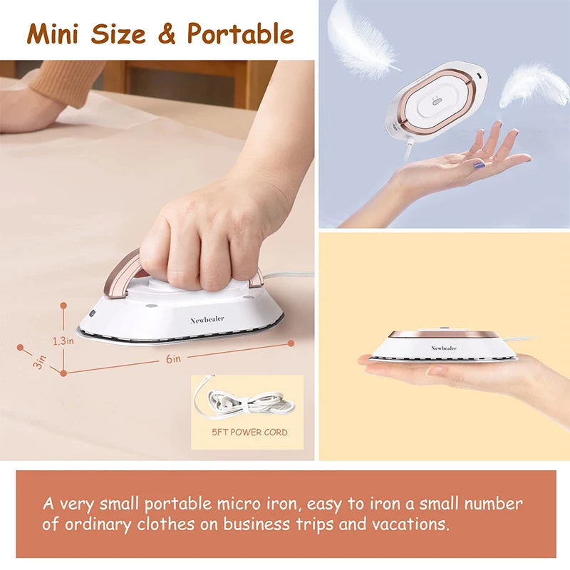 Tiny Portable Travel Iron