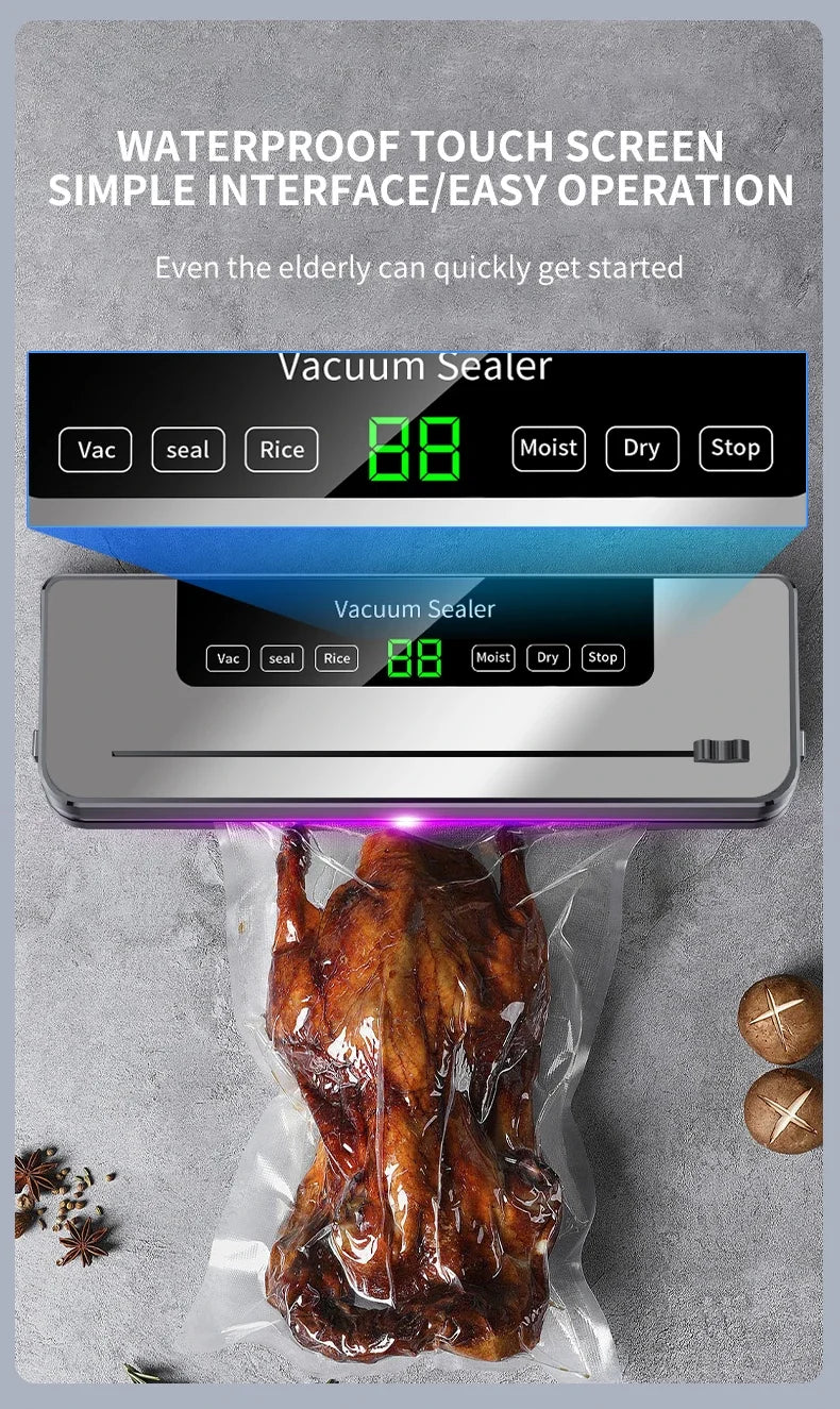 Electric Vacuum Sealer Dry/Wet Food