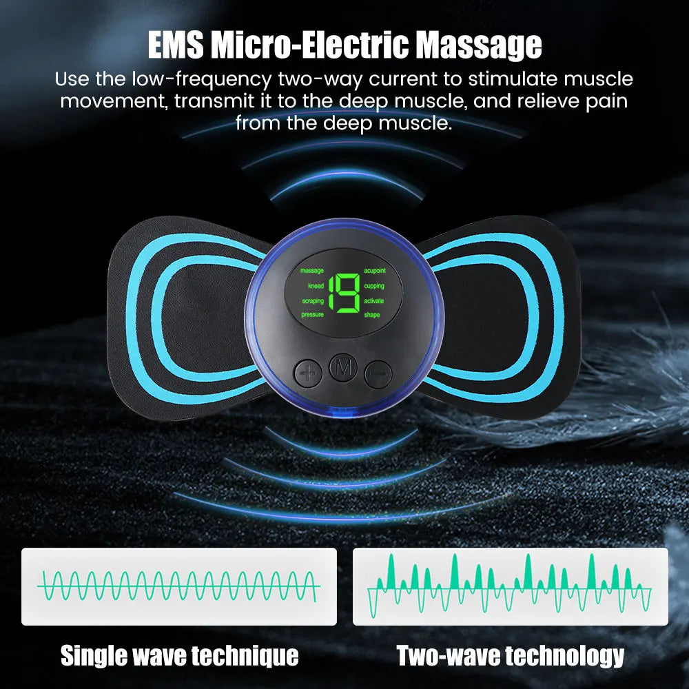 Mini Portable EMS Neck Massager